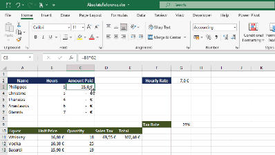 How To Use Absolute References in Microsoft Excel
